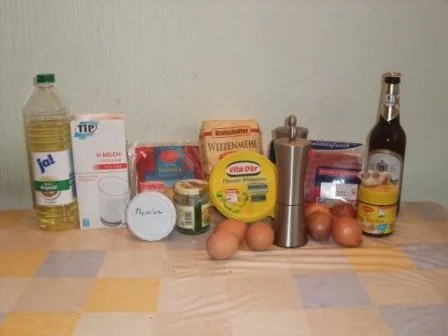 Rezept: Hackfleisch im Eierkuchenmantel Bild Nr. 2 Hackfleisch im Eierkuchenmantel - Rezept - Bild Nr. 2