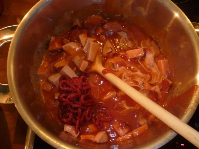 "DDR-Tomatensoße" mit Nudeln - Rezept - Bild Nr. 6