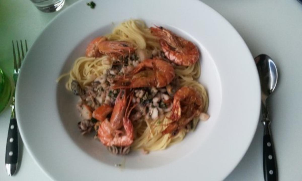 Bilder für Spaghetti Frutti de Mare Basic - Rezept