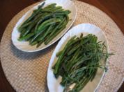 Grüne Bohnen mit Anchovis und Knoblauch - Rezept