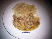 Kochen: Putenpfanne mit Senfsauce zu Gewürz-Reis - Rezept