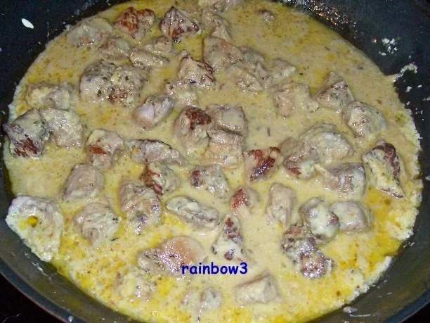 Kochen: Putenpfanne mit Senfsauce zu Gewürz-Reis - Rezept - Bild Nr. 6