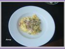 Tagliatelle in Schinken-Sahne-Käse-Soße - Rezept