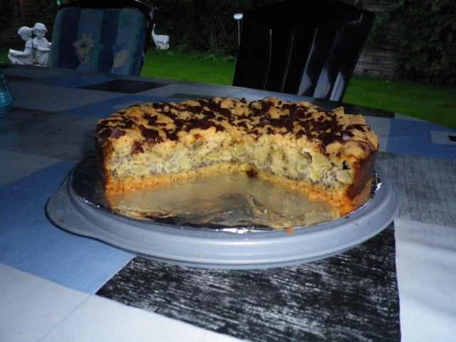 Traumkuchen mit Mohn und Äpfel - Rezept
