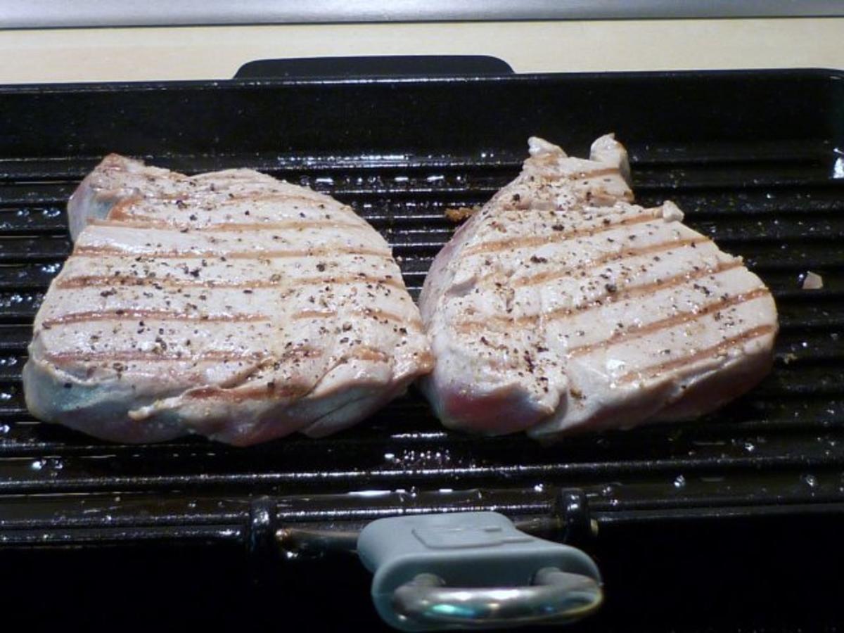 Thunfischsteaks auf Salatbett...... - Rezept - kochbar.de