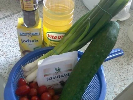 Bulgarischer Chopskasalat - Rezept
