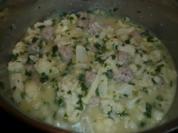 Blumenkohlsuppe mit Fleischbällchen - Rezept