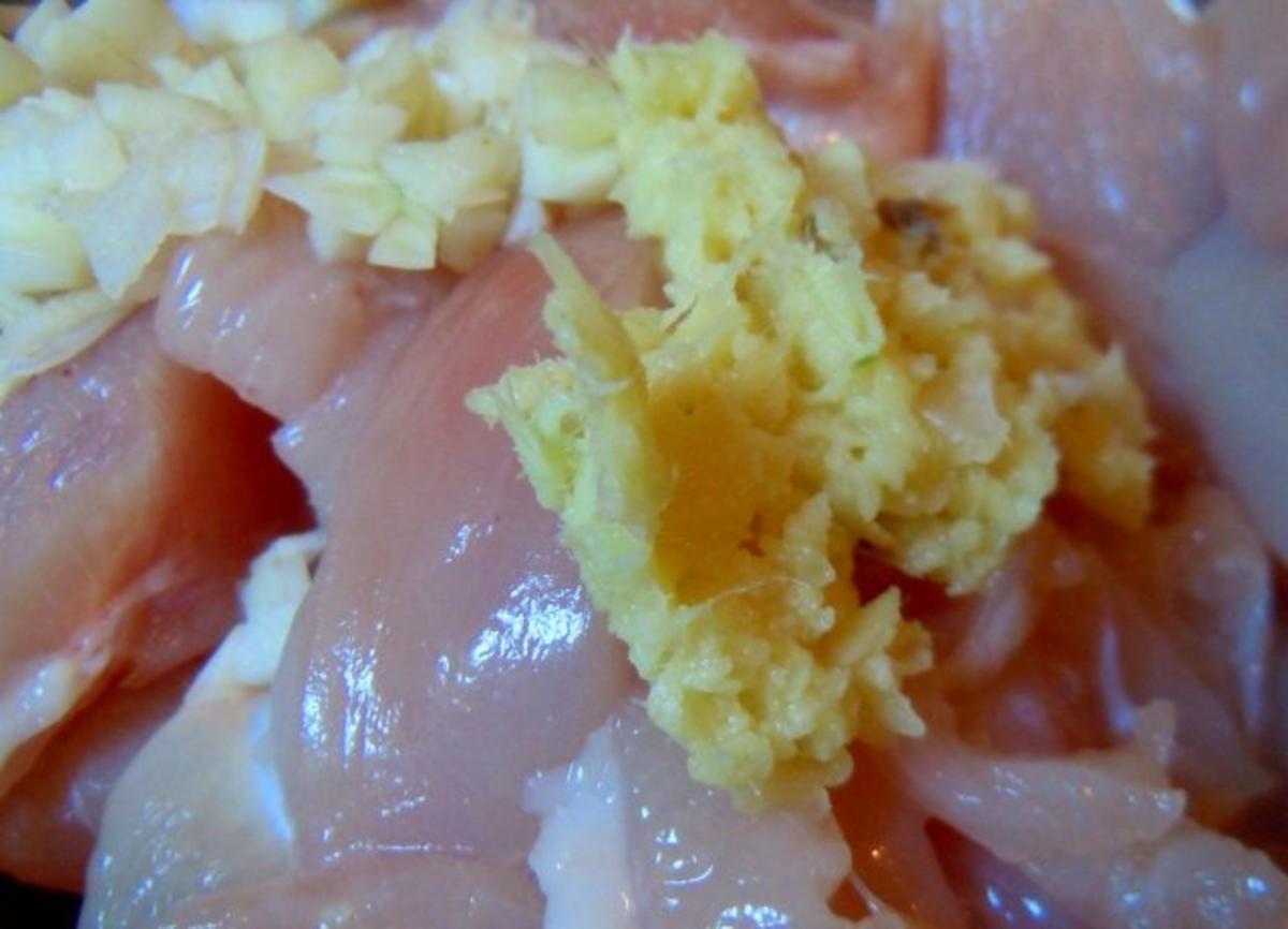 Teriyaki-Hähnchen mit Kartoffel-Koriander-Püree - Rezept - Bild Nr. 2
