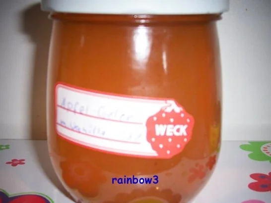 Rezept: Einmachen: Apfelgelee mit Vanillearoma Einmachen: Apfelgelee mit Vanillearoma - Rezept