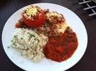 Gefüllte Tomaten mit hackfleisch-schafskäsefüllung - Rezept