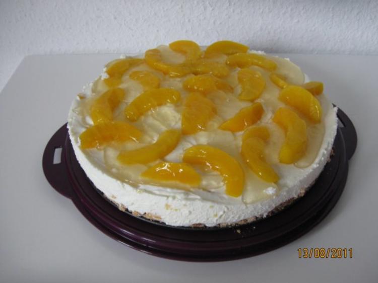 Pfirsich - Käse - Sahne - Torte - Rezept - kochbar.de