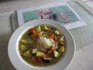 Zucchinisuppe mit Reis - Rezept
