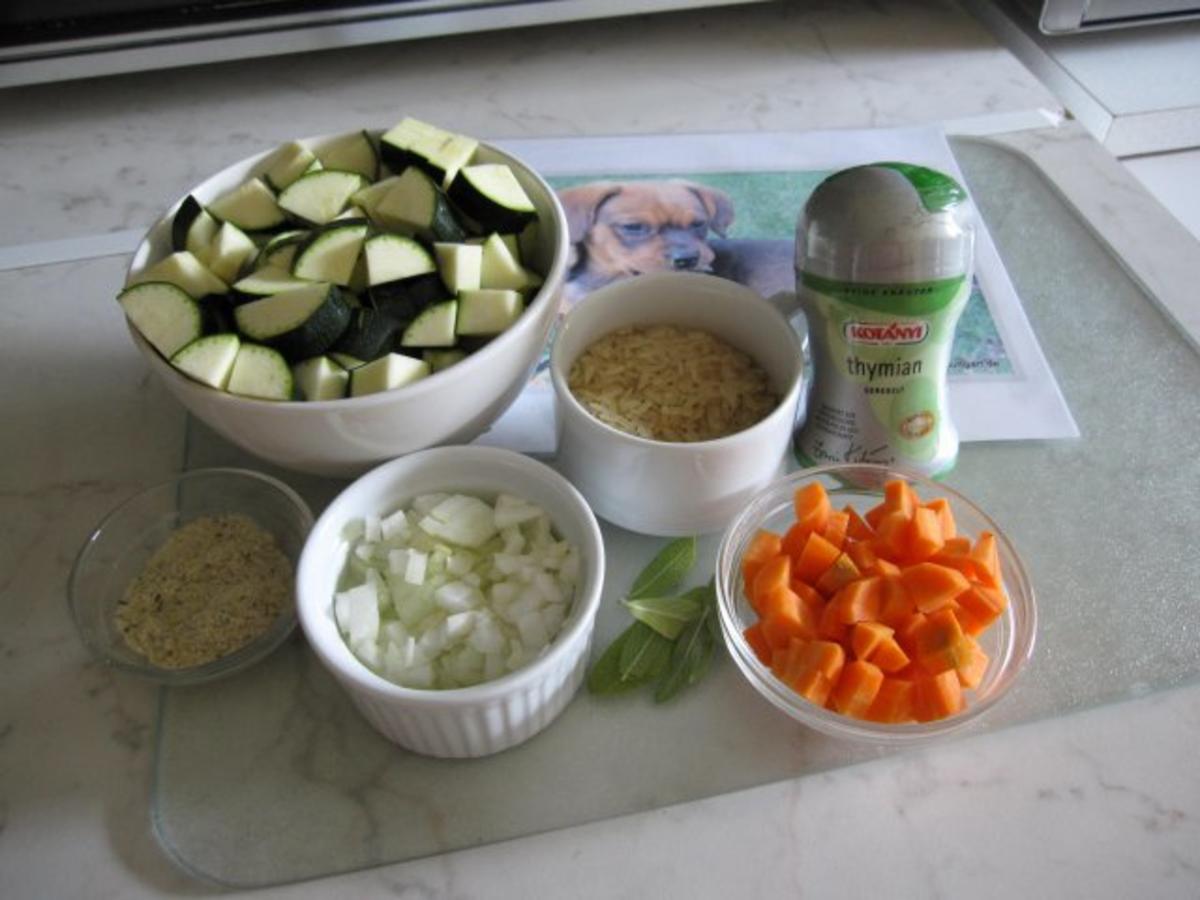 Zucchinisuppe mit Reis - Rezept - Bild Nr. 3
