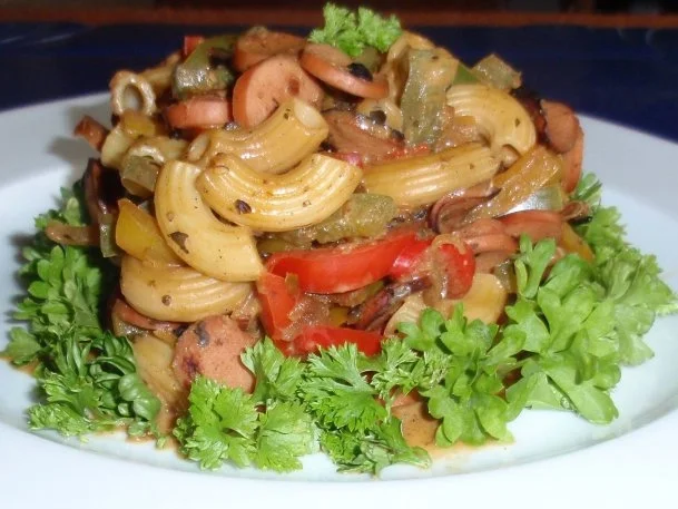 Schnelle Nudelpfanne - Rezept