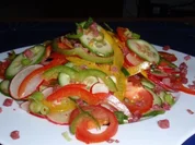 Bunter Feierabend-Salat - Rezept