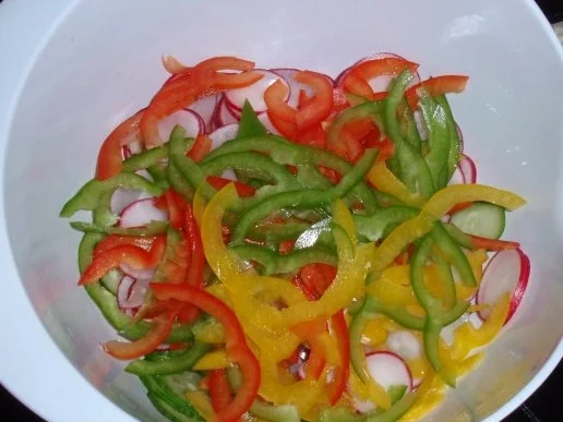 Bunter Feierabend-Salat - Rezept - Bild Nr. 5