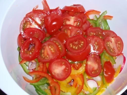 Bunter Feierabend-Salat - Rezept - Bild Nr. 6