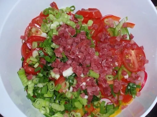 Bunter Feierabend-Salat - Rezept - Bild Nr. 7