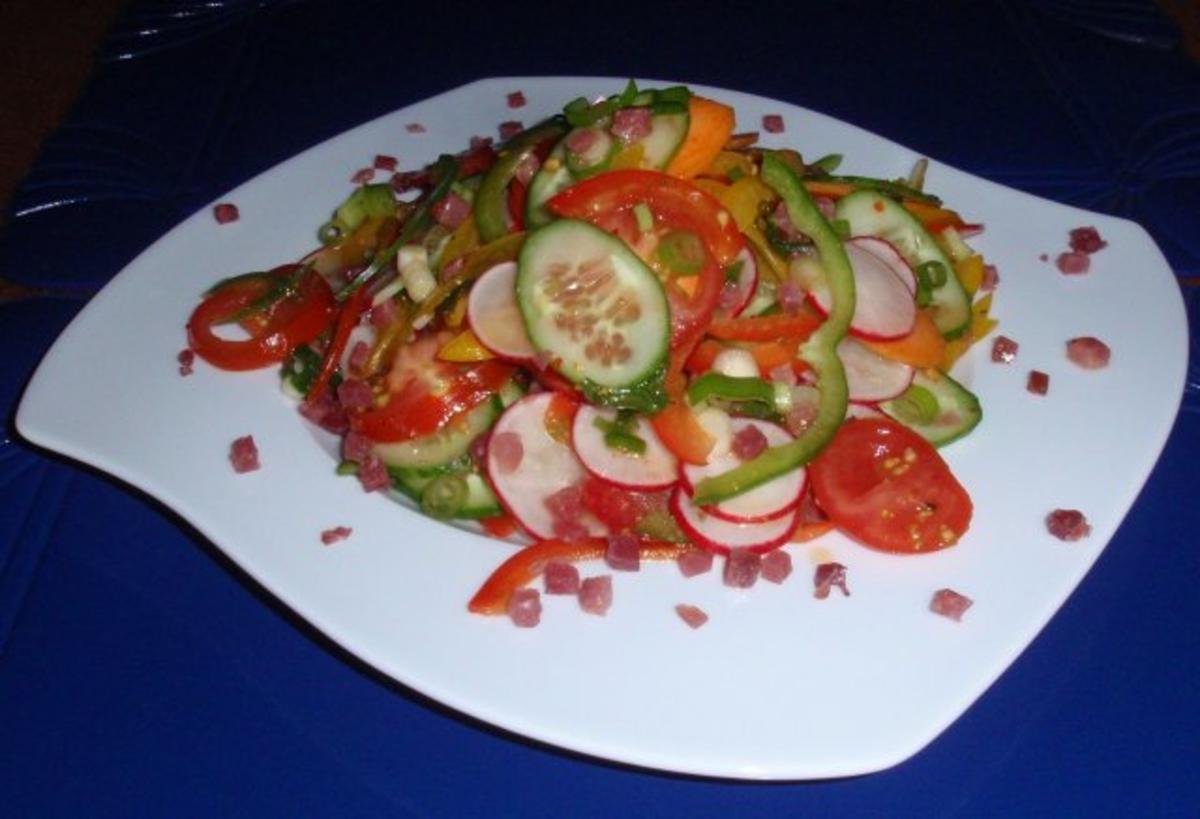 Bunter Feierabend-Salat - Rezept - Bild Nr. 9