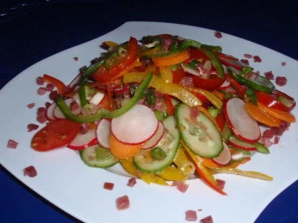 Bunter Feierabend-Salat - Rezept - Bild Nr. 10