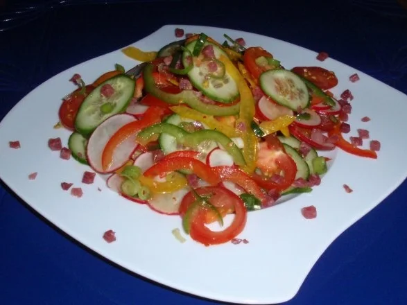 Bunter Feierabend-Salat - Rezept - Bild Nr. 11
