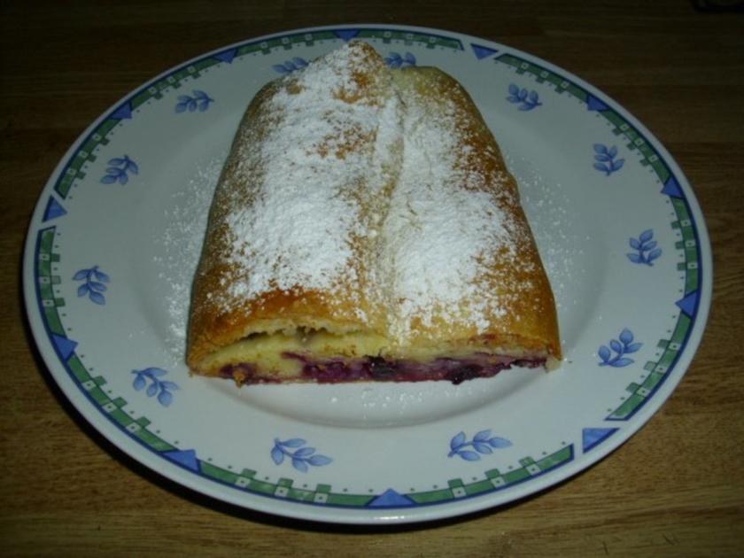 Schneller Heidelbeerstrudel - Rezept mit Bild - kochbar.de