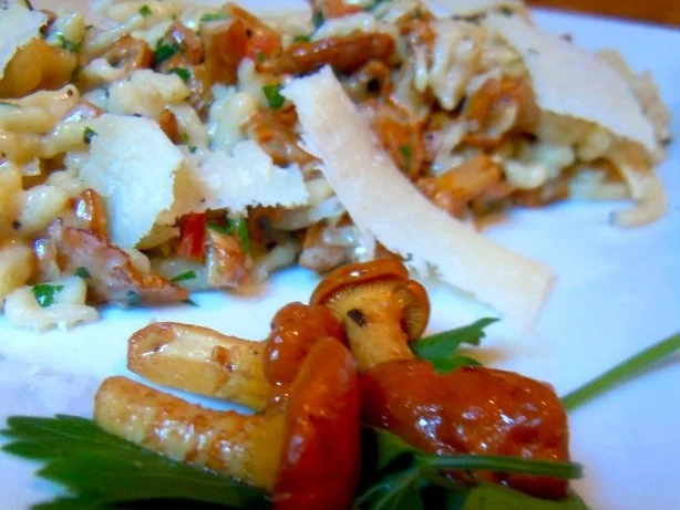 Rezept: Spätzle mit pikanten Rahm-Pfifferlingen Spätzle mit pikanten Rahm-Pfifferlingen - Rezept