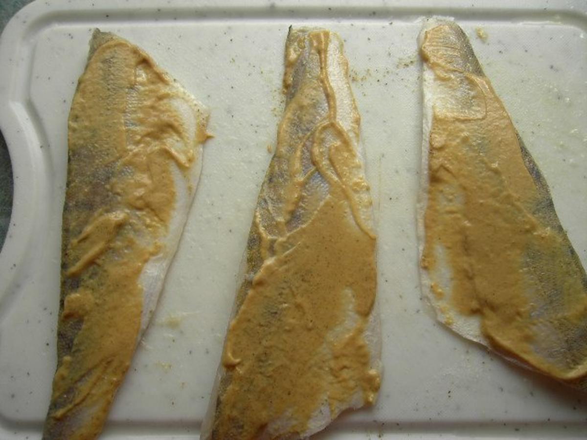 Zanderfilets mit Meerrettichkruste - einfach - 189 kcal/100g
