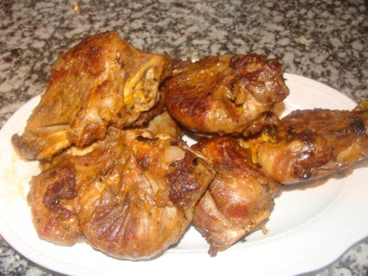 Fleisch : - Ausgelöste Schweinebäckchen mit viel Soße - - Rezept - Bild Nr. 2