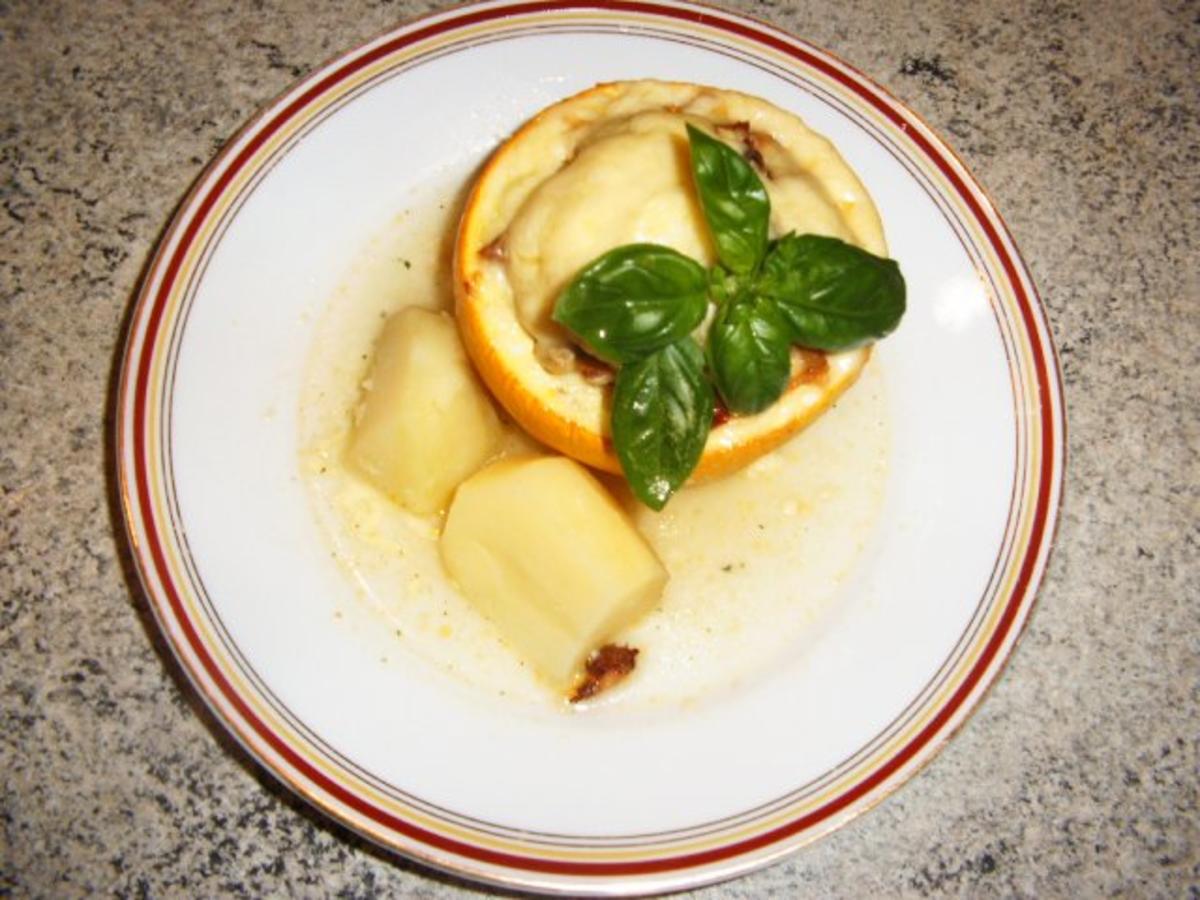 Runde Zuccini mit einer tollen Füllung Rezept kochbar de