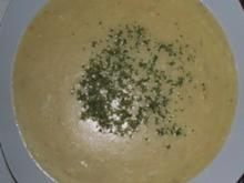 Kartoffel-Lauch-Käse-Suppe für eine(n) - Rezept
