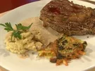 Rezept: Ribeye mit Spätzle an flambierter Pfeffersoße a la Henssler Ribeye mit Spätzle an flambierter Pfeffersoße a la Henssler - Rezept