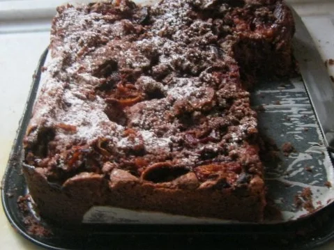 Zwetschken-Schokokuchen - Rezept