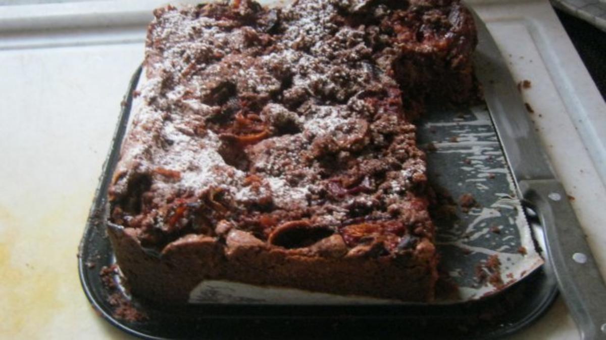 Bilder für Zwetschken-Schokokuchen - Rezept