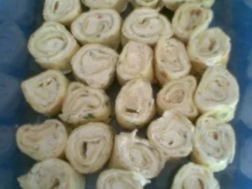 Frischkäseröllchen - Rezept