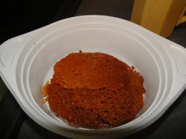 Parmesankörbchen, gefüllt mit frischen grünen Bohnen und Blumenkohl, aber die - Rezept - Bild Nr. 6