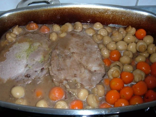 Rezept: Fleisch : Nackenbraten Bild Nr. 6 Fleisch : Nackenbraten - Rezept - Bild Nr. 6