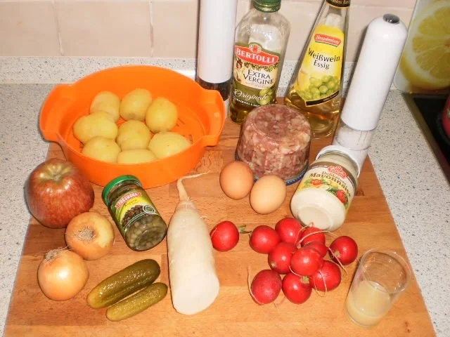 Rezept: Bratkartoffeln mit Sülze Bild Nr. 2 Bratkartoffeln mit Sülze - Rezept - Bild Nr. 2