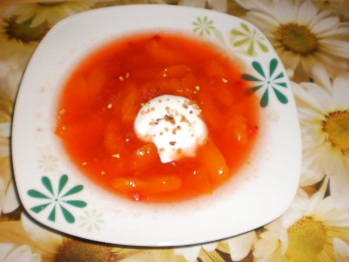 Aprikosen-Kaltschale mit Joghurt - Rezept