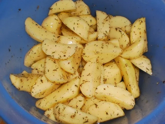 Putenunterkeulen mit Röstgemüse - Rezept - Bild Nr. 6