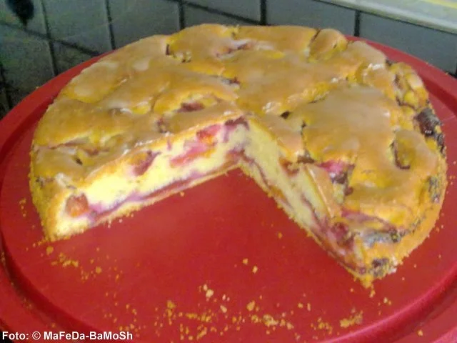 Rezept: Versunkener Zwetschgen-Kuchen Bild Nr. 2 Versunkener Zwetschgen-Kuchen - Rezept - Bild Nr. 2