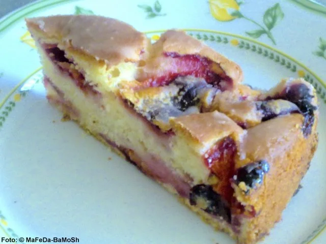 Rezept: Versunkener Zwetschgen-Kuchen Bild Nr. 3 Versunkener Zwetschgen-Kuchen - Rezept - Bild Nr. 3