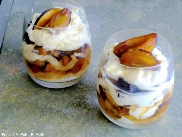 Pflaumen-Schicht-Dessert - Rezept - Bild Nr. 2