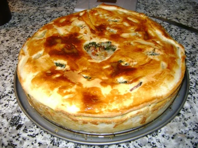 Rezept: Erbazone / Spinattorte Erbazone / Spinattorte - Rezept