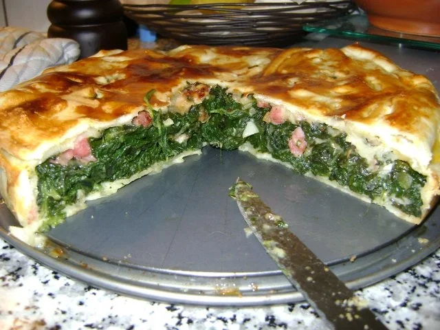 Rezept: Erbazone / Spinattorte Bild Nr. 2 Erbazone / Spinattorte - Rezept - Bild Nr. 2