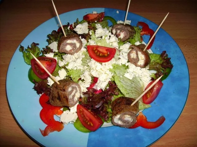 Mini-Röllchen für die Häppchenplatte - Rezept