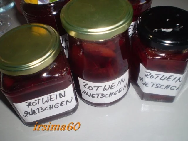 Rezept: Rotwein - Zwetschgen Bild Nr. 2 Rotwein - Zwetschgen - Rezept - Bild Nr. 2
