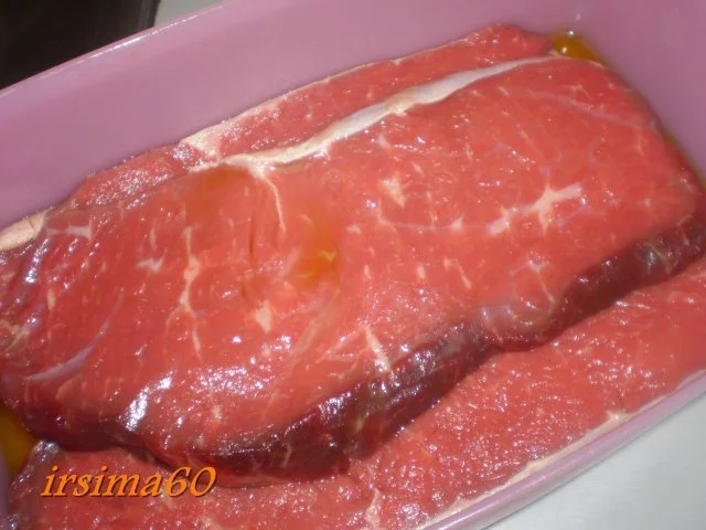 Rumpsteak mit Pfifferlingen und Speckbohnen - Rezept - Bild Nr. 3