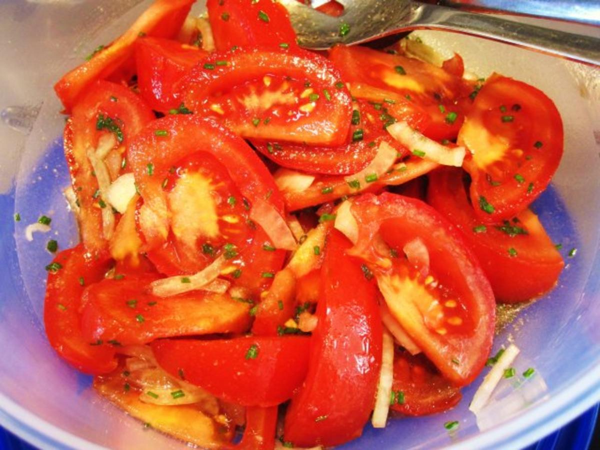 Vollreife Tomaten - leicht angemacht ... - Rezept - Bild Nr. 4