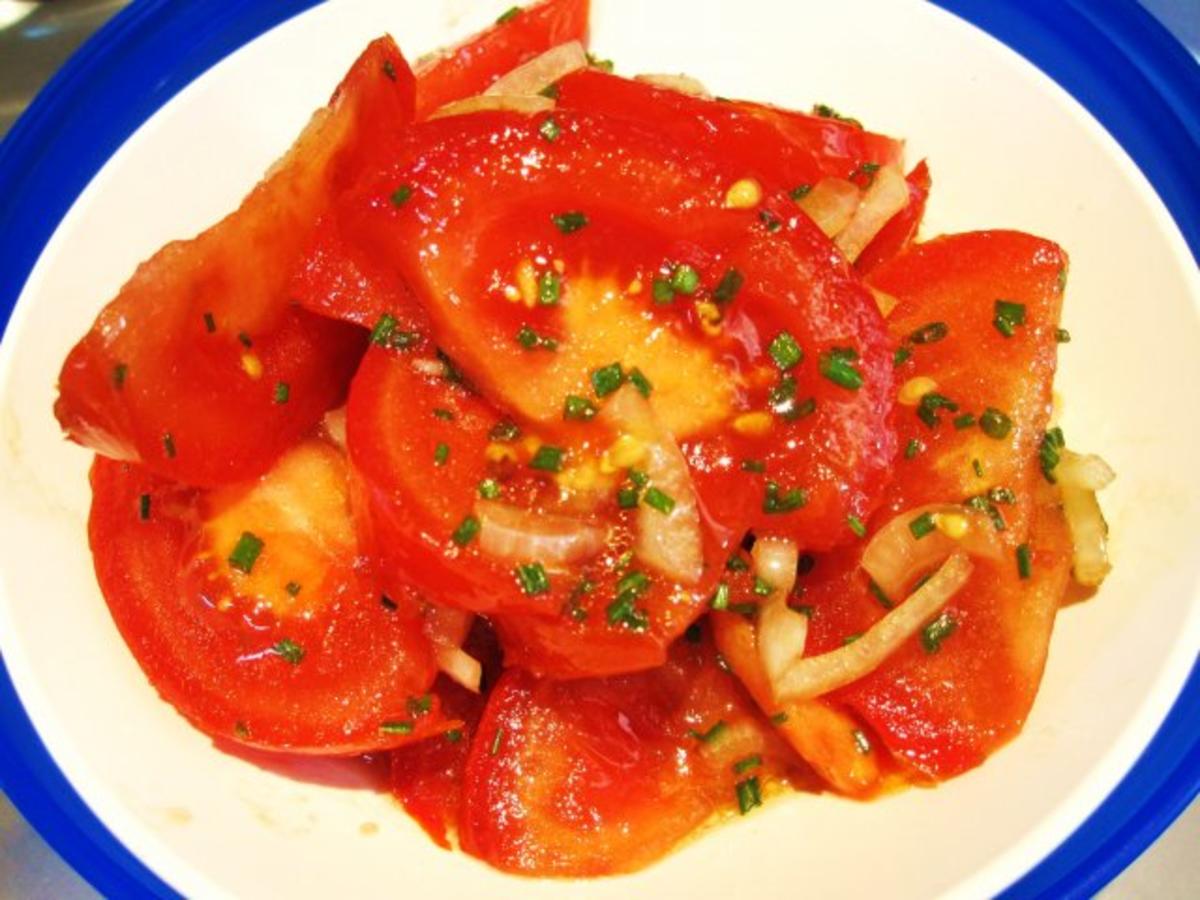 Vollreife Tomaten - leicht angemacht ... - Rezept - Bild Nr. 5